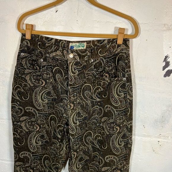Vintage Paisley Print Pants - Picture 6 of 9